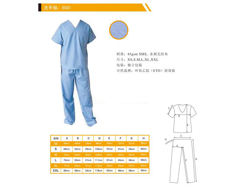 Medical Disposable Scrub Suit